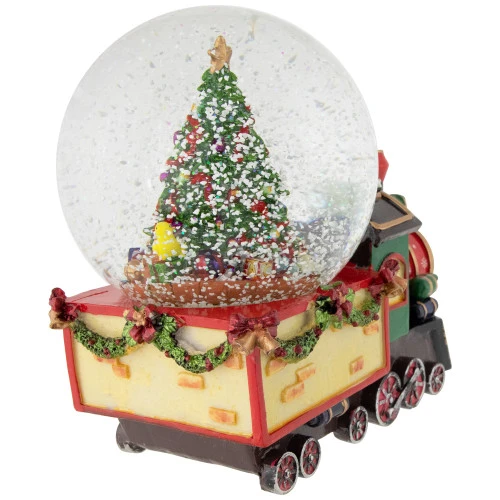 Northlight Elf Train Musical Christmas Snow Globe - 8" 7 Northlight Elf Train Musical Christmas Snow Globe - 8" - Image 5