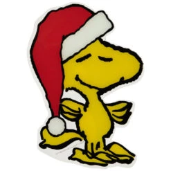 Northlight Peanuts Woodstock In Santa Hat Christmas Window Cling Decoration - 7" 11 Northlight Peanuts Woodstock In Santa Hat Christmas Window Cling Decoration - 7" -Christmas Decor Sale northlight pw2042306b 005 back 42038.1687529317