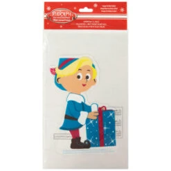 Northlight 7" Hermey With Christmas Present Double Sided Gel Window Cling Decoration 12 Northlight 7" Hermey With Christmas Present Double Sided Gel Window Cling Decoration -Christmas Decor Sale northlight pw2042501b 001 92303.1687529318