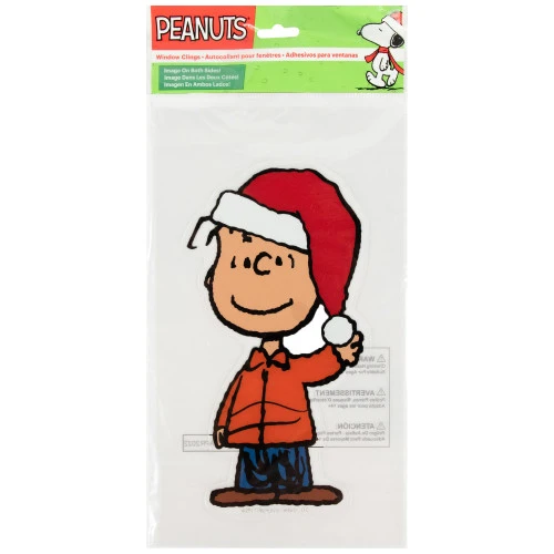 Northlight Peanuts Linus In Santa Hat Christmas Window Cling Decoration 8 Northlight Peanuts Linus In Santa Hat Christmas Window Cling Decoration - Image 6
