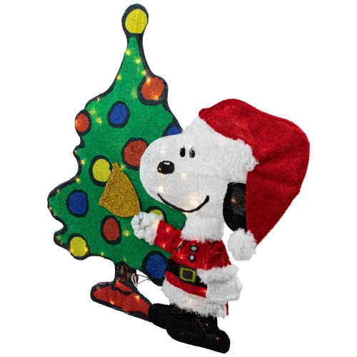Northlight LED Lighted Peanuts Snoopy And Christmas Tree Outdoor Decoration - 32" 6 Northlight LED Lighted Peanuts Snoopy And Christmas Tree Outdoor Decoration - 32" - Image 4