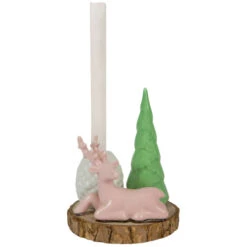 Northlight Reindeer With Tree And Pine Cone Christmas Taper Candle Holder - 6" 9 Northlight Reindeer With Tree And Pine Cone Christmas Taper Candle Holder - 6" -Christmas Decor Sale northlight q592810 1 87275.1660066536