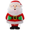 Northlight Lighted 2D Chenille Santa Outdoor Christmas Decoration - 32" - Warm White Lights