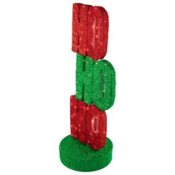 Northlight Lighted "Ho Ho Ho" Outdoor Christmas Sign Decoration - 39" - Warm White Lights -Christmas Decor Sale northlight qh93816 3 18191.1671699963