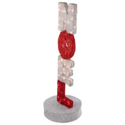 Northlight 39" Lighted Red And Silver Noel Outdoor Christmas Sign Decoration -Christmas Decor Sale northlight qh93817 3 66373.1680285387