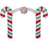Northlight Lighted Double Candy Cane Archway Outdoor Christmas Decoration - 7' - Warm White -Christmas Decor Sale northlight qh93819 1 86940.1669192825
