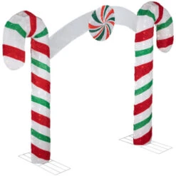 Northlight Lighted Double Candy Cane Archway Outdoor Christmas Decoration - 7' - Warm White 10 Northlight Lighted Double Candy Cane Archway Outdoor Christmas Decoration - 7' - Warm White -Christmas Decor Sale northlight qh93819 2 20340.1669884311