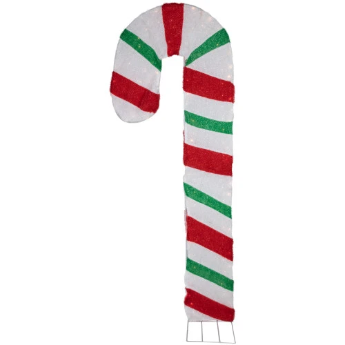 Northlight Lighted Double Candy Cane Archway Outdoor Christmas Decoration - 7' - Warm White 6 Northlight Lighted Double Candy Cane Archway Outdoor Christmas Decoration - 7' - Warm White - Image 4