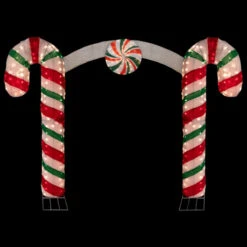 Northlight Lighted Double Candy Cane Archway Outdoor Christmas Decoration - 7' - Warm White 13 Northlight Lighted Double Candy Cane Archway Outdoor Christmas Decoration - 7' - Warm White -Christmas Decor Sale northlight qh93819 on20black 09792.1701796975