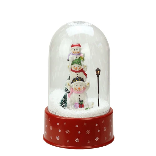 Northlight Lighted Musical Snowmen Glittering Christmas Snow Dome - 11.75" 3 Northlight Lighted Musical Snowmen Glittering Christmas Snow Dome - 11.75"