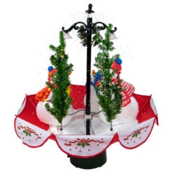 Northlight 30" Musical Lighted Snowing Snowman Family In Umbrella Base Christmas Decoration -Christmas Decor Sale northlight r92476 4 59609.1665610754