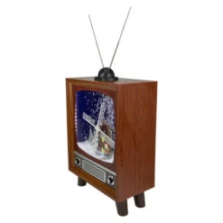 Northlight LED Lighted Musical Snowing Windmill TV Set Decoration - 21" -Christmas Decor Sale northlight r92483 2 08760.1646182698