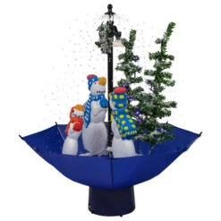 Northlight 30" Lighted Musical Snowing Snowman Family In Umbrella Base Christmas Decoration -Christmas Decor Sale northlight r93907 2 54165.1674553298