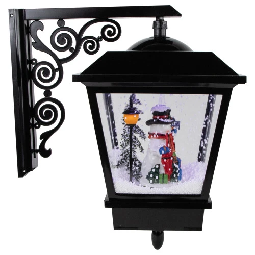 Northlight 17.75" Lighted And Musical Wall Mounted Snowing Christmas Street Lamp 3 Northlight 17.75" Lighted And Musical Wall Mounted Snowing Christmas Street Lamp