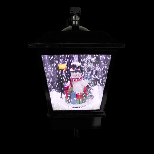Northlight 17.75" Lighted And Musical Wall Mounted Snowing Christmas Street Lamp 9 Northlight 17.75" Lighted And Musical Wall Mounted Snowing Christmas Street Lamp - Image 7