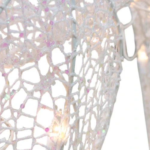 Northlight Lighted Mesh Feeding Doe Outdoor Christmas Decoration - 37" - White - Clear Lights 7 Northlight Lighted Mesh Feeding Doe Outdoor Christmas Decoration - 37" - White - Clear Lights - Image 5