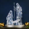 Northlight LED Lighted Acrylic Holy Family Nativity Scene On Mirror Christmas Decoration - 17" -Christmas Decor Sale northlight rp97064 styled 01 31952.1727490626