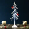 Northlight LED Lighted Acrylic Icicle Tree With Cardinals Christmas Decoration - 14" -Christmas Decor Sale northlight rp97068 styled 01 61690.1726279103