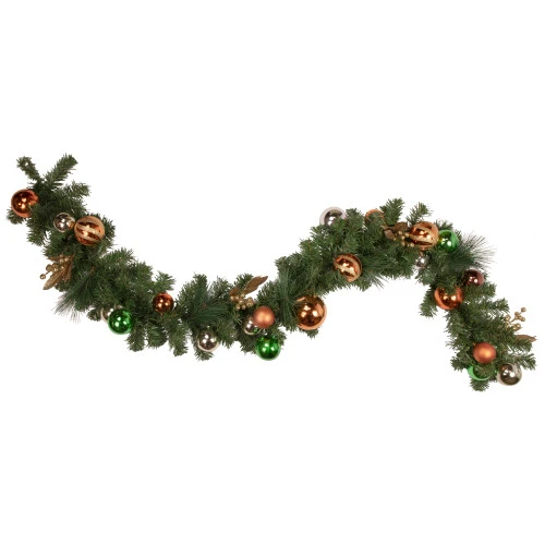 Northlight Mixed Artificial Foliage With Ornaments Christmas Garland - 6' X 12'' - Unlit 3 Northlight Mixed Artificial Foliage With Ornaments Christmas Garland - 6' X 12'' - Unlit