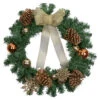 Pre-Decorated Ball Ornaments And Bow Artificial Christmas Wreath - 24" - Unlit -Christmas Decor Sale northlight s84884 updated 05408.1659703394