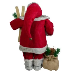 Northlight 18" Standing Santa Christmas Figure With Skis And Fur Boots -Christmas Decor Sale northlight sa88370 2 39535.1605666734