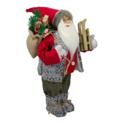 Northlight 18" Standing Santa Christmas Figure Carrying Presents And A Sled 9 Northlight 18" Standing Santa Christmas Figure Carrying Presents And A Sled -Christmas Decor Sale northlight sa88376 2 sample 53287.1611374208