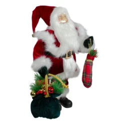 Northlight 18" Standing Santa With Presents Christmas Figure -Christmas Decor Sale northlight sa88378 1 30385.1605666734