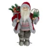 Northlight 18" Standing Santa Christmas Figure With Snow Shoes And Presents -Christmas Decor Sale northlight sa88382 28414.1605666731