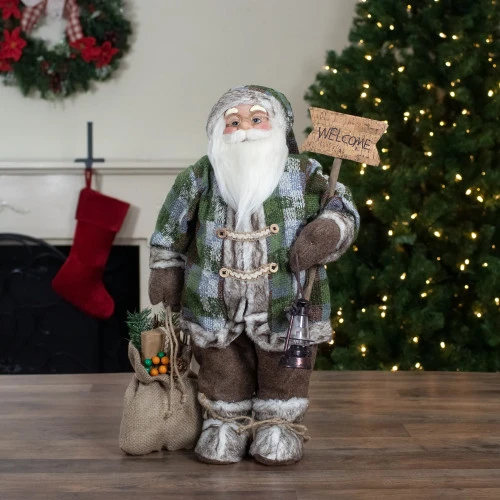 Northlight Standing Welcome Santa Christmas Figure - 24" 4 Northlight Standing Welcome Santa Christmas Figure - 24" - Image 2