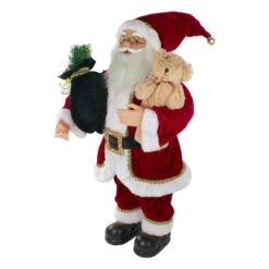 Northlight 2' Standing Santa Christmas Figure With A Plush Bear 10 Northlight 2' Standing Santa Christmas Figure With A Plush Bear -Christmas Decor Sale northlight sa91099 3 21309.1665611635