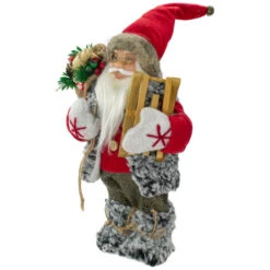 Northlight Santa Claus With Presents And Sled Standing Christmas Figure - 12" -Christmas Decor Sale northlight sa91106 3 49929.1611893448