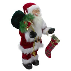 Northlight 2' Standing Santa Christmas Figure With Presents -Christmas Decor Sale northlight sa91108 1 35319.1611374230