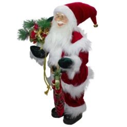 Northlight 2' Standing Santa Christmas Figure With Presents -Christmas Decor Sale northlight sa91108 3 55025.1611374231
