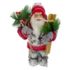 Northlight Standing Nordic Santa With Skis Christmas Figure - 12" -Christmas Decor Sale northlight sa91116 80174.1610682445