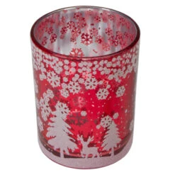 5" Red And Shiny Silver Deer In Winter Woods Flameless Candle Holder 9 5" Red And Shiny Silver Deer In Winter Woods Flameless Candle Holder -Christmas Decor Sale northlight se90056 2 86751.1605147745