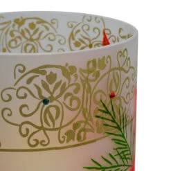 Northlight 10" Hand-Painted Red Poinsettias And Gold Flameless Glass Christmas Candle Holder 11 Northlight 10" Hand-Painted Red Poinsettias And Gold Flameless Glass Christmas Candle Holder -Christmas Decor Sale northlight se91538 3 23990.1605147744