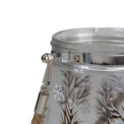 Northlight 6.25" Trees And Fawns Flameless Glass Candle Lantern -Christmas Decor Sale northlight se91542 4 66131.1605147743