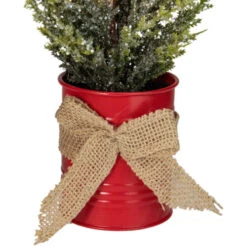 Northlight LED Lighted Artificial Iced Potted Christmas Tree Decoration - 16" - Clear Lights -Christmas Decor Sale northlight sf89172 3 sample 28668.1601688799