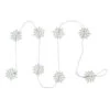 Northlight 5' White Glitter Dusted Wooden Snowflake Christmas Garland 1 Northlight 5' White Glitter Dusted Wooden Snowflake Christmas Garland -Christmas Decor Sale northlight sh27143 42615.1665610742