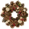 Glittered Pine Cone And Berry Artificial Christmas Wreath, 12-Inch, Unlit -Christmas Decor Sale northlight sh36253 01 69842.1699635161