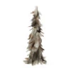 Northlight Layered Feather Cone Tree Christmas Decoration - 15.5" - Brown And Gray -Christmas Decor Sale northlight sh38653 11077.1665610743