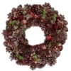 Northlight 13" Red And Gold Glittered Pine Cone And Berry Christmas Wreath -Christmas Decor Sale northlight sh89561 1 updated 78092.1618414100
