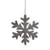 Northlight Wooden Snowflake Christmas Ornament - 10" - Silver And Gold -Christmas Decor Sale northlight sh89608 06536.1604542556