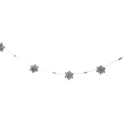 Northlight 5' X 2" Purple Snowflake Christmas Garland With Silver Beads, Unlit 13 Northlight 5' X 2" Purple Snowflake Christmas Garland With Silver Beads, Unlit -Christmas Decor Sale northlight sh89619 4new 24812.1686144240