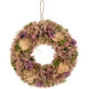 Northlight 12" Purple And Beige Wooden Floral Spring Wreath With Preserved Artichoke -Christmas Decor Sale northlight sh91453 1 79191.1680285013