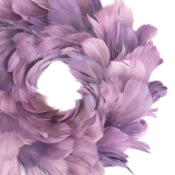 Northlight Layered Purple Feather Christmas Wreath, 10-Inch, Unlit -Christmas Decor Sale northlight sh93282 2 99431.1663774937
