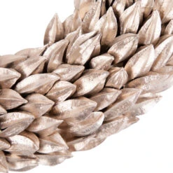 Northlight Champagne Gold Budding Leaves Glitter Christmas Wreath, 11.5-Inch, Unlit 6 Northlight Champagne Gold Budding Leaves Glitter Christmas Wreath, 11.5-Inch, Unlit -Christmas Decor Sale northlight sh94262 3 80839.1667549887