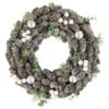 Northlight White Berry And Pinecone Foliage Christmas Ornament Wreath, 12.5-Inch, Unlit 2 Northlight White Berry And Pinecone Foliage Christmas Ornament Wreath, 12.5-Inch, Unlit -Christmas Decor Sale northlight sh94265 1 82917.1667636156
