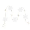 4' White Snowflakes On Jute Rope Hanging Christmas Garland -Christmas Decor Sale northlight sh94295 1new 15267.1668154934