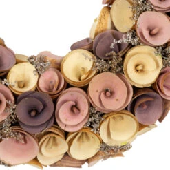 Northlight Artificial Floral Wooden Spring Wreath - 12" - Pink And Yellow -Christmas Decor Sale northlight sh95409 02 94788.1701883375